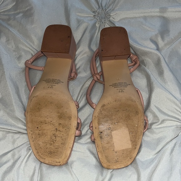 H&M BEIGE SANDALS FAUX LEATHER - Picture 7 of 13
